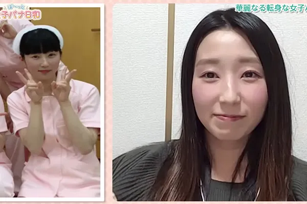 インタビュー動画にて、准看護師時代を振り返る湯淺選手